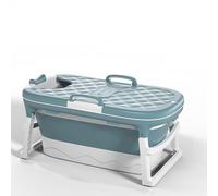 Bañera móvil plegable - Tumbona de ducha plegable con cubierta para baños pequeños