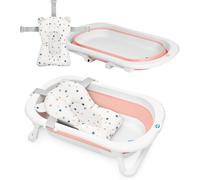 Bañera MS Innovaciones Flex Rosa + Cojín Estrellas