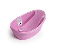 Bañera Onda Baby - Base antideslizante, con termómetro digital incorporado - Soporte trasero en ángulo para mayor comodidad - Se adapta al inerior de la bañera o la ducha - Rosa