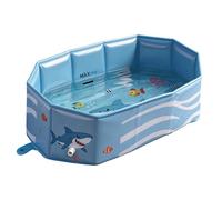 Bañera para bebé, bañera plegable para bebé, apertura/cierre de un segundo, portátil de PVC gruesa para niños pequeños - 30, 71x17, 72x9, 84 pulgadas