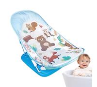 Bañera para niños pequeños, asientos de bañera para niños, Silla de champú para niños, Lavado a máquina Lavado portátil para bebé asiento de bañera mentiroso para niños bebés