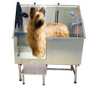 Bañera para perros apta para peluquerías caninas ibáñez de acero i