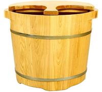 Bañera para pies, Bañera de madera maciza for pies, bañera hidromasaje duradera, regalo for el hogar