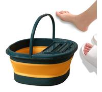 Bañera para pies plegable - Bañera para pies plegable para , contenedor para cubo de masaje portátil, grande para lavado de spa profundo, inmersión relajante P