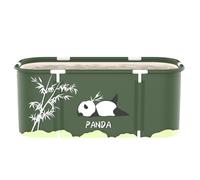 Bañera Plegable Adulto Portátil con Aislamiento 6 Capas,Baño de Hielo y Agua Caliente 115x50cm, Spa Terapéutico para Recuperación Muscular, Independiente para el hogar Interior Exterior con Accesorios