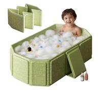 Bañera Plegable Bebé, Bañera Infantil Grande Bañera Bebé Bañera Plegable Portátil Bañera Plegable Bañera, Bañera Infantil Para La Ducha, Ahorro De Espacio Rectangular Ideal Para Baño Caliente Baño