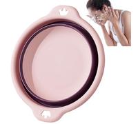 Bañera plegable - Cuenca plegable - Maceta de lavabo portátil | plegable de la bañera plegable portátil con asas para colgar el fregadero del lavado