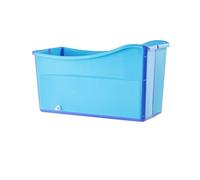 Bañera Plegable para Adultos y Niños - Barril de Remojo de Agua Caliente y Fría, Spa de Inmersión Con Tapa de Sauna y Caja de Jabón