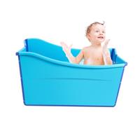 Bañera plegable para bañera de ducha, bañera de bebé, plegable, diseño portátil, para bañera, padres e hijos, baño de vapor de adultos, baño de niños, 87 x 46 x 56 cm