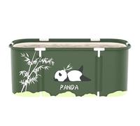 Bañera plegable para dos personas - Baño caliente con diseño aislado - Material robusto e impermeable - Incluye grifo de desagüe y asas de transporte