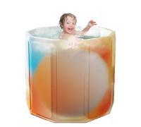 Bañera Plegable para la Ducha Cubo de baño portátil adulto sentado cuerpo