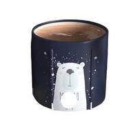 Bañera plegable, portátil, no inflable, for adultos, con funda, ideal for duchas pequeñas y spas (70 cm de diámetro)