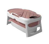 Bañera Portátil De Plástico Con Funda Térmica, Plegable Y No Inflable, Fácil De Usar, Ideal For Baños Calientes.(2,138X61X53cm)
