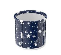 Bañera portátil Genérico, Nailon + PVC + algodón perlado, Bañera plegable para adultos, Baño de hidromasaje, Cielo Estrellado, Independiente