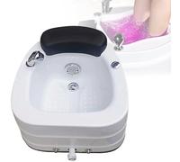 Bañera portátil para pedicura, cuenco de pedicura, baño de pies, bañera de hidromasaje de pies, bañera de spa de pedicura, silla de pedicura acrílica, lavabo, lavabo, spa, ducha de pies, salón de