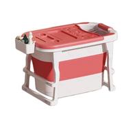 Bañera Portátil, Plegable No Inflable, Plástico Portátil Con Funda Térmica, Fácil De Limpiar, Ideal For Baños Calientes.(1)