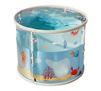 Bañera Portátil SPA Caliente Portátil Para Exterior | Piscina Plegable Para Remojo De Niños Y Adultos Viajes Exterior Ducha Agua Fría Y Caliente
