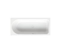 Bañera rectangular BetteOcean Low-Line, rebosadero delantero, pie derecho,