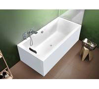 Bañera rectangular RIHO Lugo, versión derecha, variante PlugPlay, 2 plazas, blanca, B134014005, Versión: 180x90x48cm, capacidad útil: 250 litros