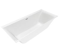 Bañera rectangular Subway 3.0 de Villeroy & Boch, incluye pedestal de bañera, 1800x800x480mm, UBQ180SBW2DV-RW, Color: Blanco piedra