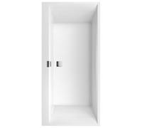 Bañera rectangular Villeroy und Boch Quaryl Squaro Edge 12 Duo, 1900x900mm, incl. juego de desagües y rebosaderos, incl. pies de la bañera, UBQ190SQE2DV-01