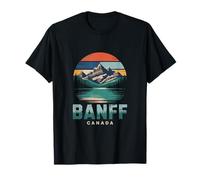 Banff Canada Montañas Lago Vista Paisaje Exterior Camiseta