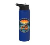 Banff National Park Alberta Canada Bear Gafas de sol Stainless Steel Insulated Water Bottle