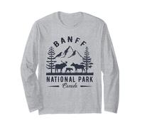 Banff National Park Forest Canada Rockies vacaciones familiares Manga Larga
