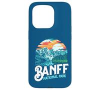 Banff National Park Lake Louise Canada Vintage Graphic Carcasa para iPhone 15 Pro