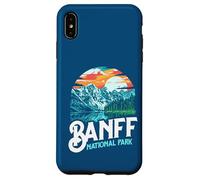 Banff National Park Lake Louise Canada Vintage Graphic Carcasa para iPhone XS MAX