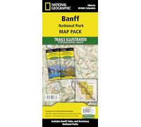 Banff National Park [map Pack Bundle]: Trails Illustrated Maps (National Geographic Trails Illustrated Topographic Map)