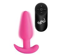 Bang! BANG! - Plug Anal Vibrador con Control Remoto - Rosa