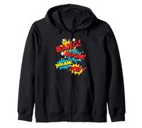 Bang Boom Wham Pow Comic Sound Effect Design Sudadera con Capucha