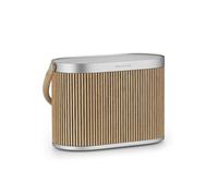 Bang & Olufsen Beosound A5 Altavoz Bluetooth Portátil - Oak | Modular, Inalámbrico potente, Batería de larga duración, Base de carga inalámbrica integrada, Para casa y exterior