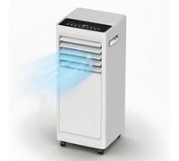 BANGBANGJI Aire Acondicionado Portátil 9000 BTU, Frío Rápido con Deshumidificador & Ventilador, 2 Velocidades, Mando a Través de Muros, Timer 24H & Ruedas para Dormitorio, Salón & Oficina