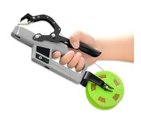 BANGBANGJI Atado de Plantas eléctrico, Herramienta de Cinta para Atado de Plantas, Atado rápido de Plantas, hasta 6000 Veces, con Cuchilla SK5, para Tomates, pimientos, Uvas y pepinos