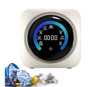 BANGBANGJI Mini Lavadora y Secadora portátil 2 en 1, compacta, de 3,5 L, con Panel de Control LCD y Capacidad de Lavado de 0,3 kg para Prendas pequeñas, Ropa Interior y Calcetines WallMount