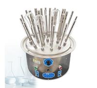 BANGBANGJI Secador de cristalería de Laboratorio, desecador eléctrico de Flujo de Aire, Ajuste de Temperatura de 40 a 120 °C, Tiempo de Secado de 8 a 10 min, 30 Orificios para Tubos de ensayo 220V