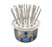 BANGBANGJI Secador de cristalería de Laboratorio, máquina de Secado de Vidrio poroso, desecador de Aire eléctrico, 30 Orificios, Ajuste de Temperatura de 40 a 120 °C, para Tubos de ensayo 220V