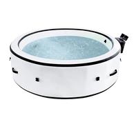 BANGBANGJI SPA Hidromasaje Redondo para Exteriores, 4-6 Personas SPA Portátil Eficiente, Redondo 206x71cm, Calentamiento Rápido 104°F, con 150 Chorros de Burbujas para Patio Jardín y Exteriores