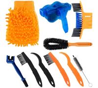 Bangbobi Limpiador para Cadenas de Bicicleta, Limpiador para Cadenas de Bicicleta, Dispositivo para Limpiar Cadenas de Bicicleta, Kit de Limpieza para Bicicletas con Cepillo para Cadenas