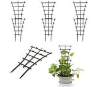Bangbobi Soporte trepador 6 Soportes trepadores apilables para Plantas de Interior de Exterior, Resistentes a la corrosión y Reutilizables - Favorece el Crecimiento de Las Plantas