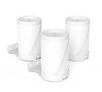 Bangcheer Soporte de pared para TP-Link Deco BE63/BE65/BE10000/BE11000 Mesh Wi-Fi 7, ahorro de espacio, soporte para colgar en la pared de aleación de aluminio con estante de almacenamiento de cables