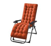 BangDon Cojín extragrueso para tumbona, suave y cómodo, para sillón reclinable de jardín, uso en todas las estaciones, para muebles de patio al aire libre, decoración del hogar (naranja, 160 x 50