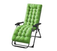 BangDon Cojín extragrueso para tumbona, suave y cómodo, para sillón reclinable de jardín, uso en todas las estaciones, para muebles de patio al aire libre, decoración del hogar (verde, 160 x 50
