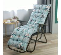 BangDon Cojín reclinable grueso y suave de repuesto para silla mecedora, cojín de madera para sofá, para el hogar, jardín, playa, interior y exterior (estilo 1,48 x 120)