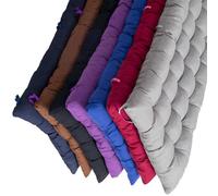 BangDon Cojines para banco, cojines para tumbonas, cojines gruesos para silla reclinable de jardín, cojín antideslizante de repuesto (140 x 40 cm, azul)