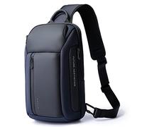 BANGE - Bolso tipo bandolera impermeable, bolso cruzado para hombre, mochila de hombro, mochila bandolera para hombre, Azul, Duradero