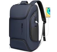 BANGE, Mochila Business inteligente para portátil con capacidad para portátil de 15,6 pulgadas, bolsa de transporte para hombres y mujeres, Azul, L
