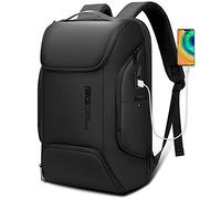 BANGE, Mochila Business inteligente para portátil con capacidad para portátil de 15,6 pulgadas, bolsa de transporte para hombres y mujeres, Negro -, L